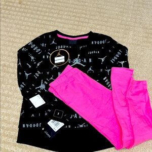 Girls Jordan 2-Piece BNWT Size 6